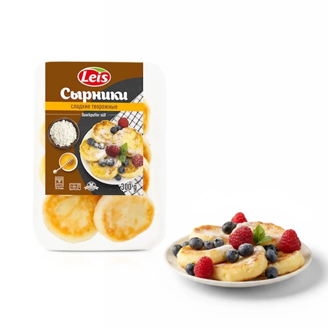 Quarkpfannkuchen - Syrniki, fertiggebacken, Leis, 300 g