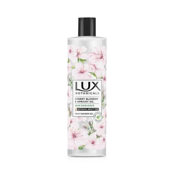 Гель для душа, с маслом вишни и абрикоса, Lux Botanicals, 500 мл