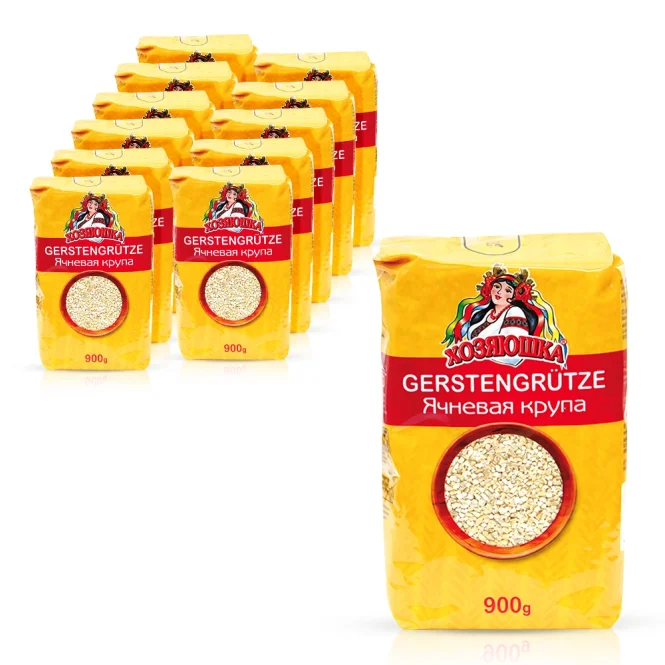 Gerstengrütze, Hosyaushka, 12 х 900 g    