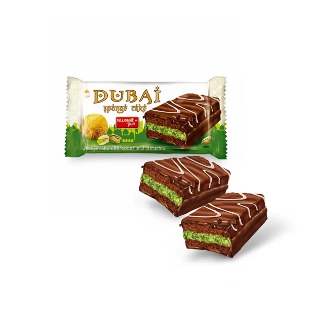 Törtchen - Dubai, mit Pistaziencreme und Kadayif, Sweet +, 50 g