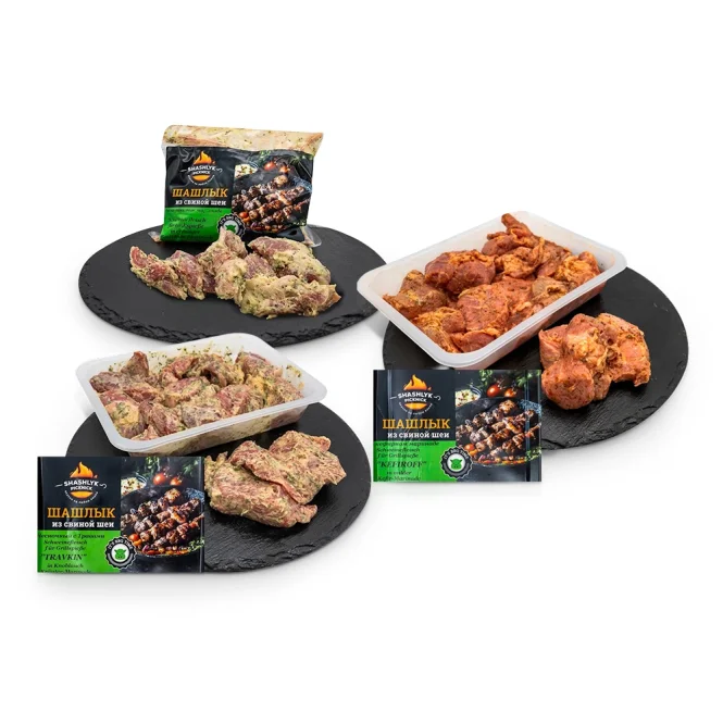 Probierpaket Schaschlik aus Schweinenacken, 3 kg