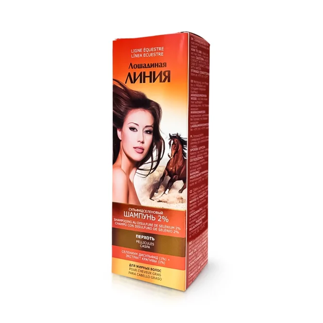 Anti-Schuppen-Shampoo für fettiges Haar, Horse Line, Pharma Group, 200 ml