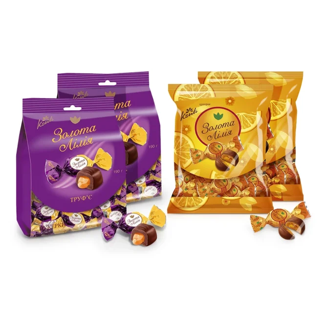 Konfekt-Set - Goldene Lilie, 740 g