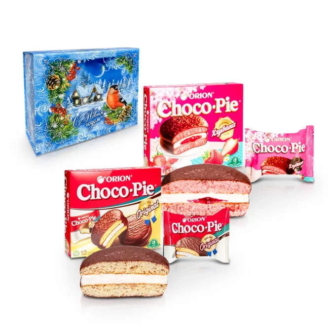  Geschenkset - Neujahr Choco Pie 3