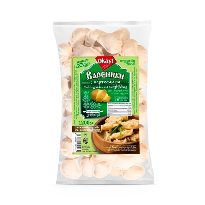 Wareniki, Teigtaschen, mit Kartoffeln, Okay, 1200 g