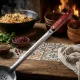 Usbekische  Schaumlöffel für Plov 48 cm, mit Gravur -  Schaumlöffel für großen Plov