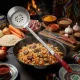 Usbekischer Schaumlöffel für Plov 48 cm, mit Gravur - In diesem Schaumlöffel liegt das Geheimnis unserer Gastfreundschaft