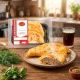 Tschebureki, Teigtaschen, mit Schweine- und Rindfleisch, frittiert, Lackmann, 200 g