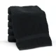 Полотенце, цвет чёрный, хлопок 100 %