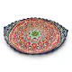 Lagan, geschnitzt, oval, KaraKalam KO2, Rishtan Keramik, 34 х 42 cm