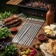 Set aus 12 Spießen, 50 cm, mit Gravur - Gastronomische Quest