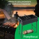 Klappbarer Grill ШашлыкOFF 60 für 10 Spieße, Stahl 2 mm