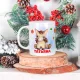 Namenstasse - Pferd mit Weihnachtsbaum, Keramik, 330 ml