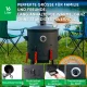 Учаг печь Ø 44 см + чугунный казан 16 л, Ø 46,5 см, круглое дно + кухонные принадлежности, узбекский чугунный казан для гриля и плова