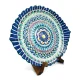 Lagan, geschnitzt, oval, Mehrob M, Rishtan Keramik, Ø 42-35 cm