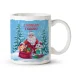 Tasse - S Novym Godom. Weihnachtsmann und Hasen, Keramik, 330 ml