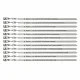 Set aus 12 Spießen 50 cm, mit Gravur - Meisterklasse