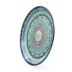 Lagan - Mehrob blau - MSV1 - Rischtan  Keramik, Handarbeit, Ø 37 cm