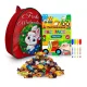 Подарочный рюкзак с конфетами и раскраской - Зайкины вкусняшки, 20 х 23 см