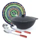 Set - Kasan 12 l + Lagan Ø 34 cm + Schaumlöffel 48 cm + Schöpfkelle 48 cm + tiefer Schaumlöffel 48 cm