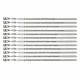 Set aus 12 Spießen 50 cm mit Gravur - Kulinarisches Nirwana