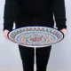 Lagan mit Deckel- KaraKalam LK-007, Rischtan Keramik, Ø 42 cm