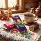 Konfekt - Matrjoschka, mit Nussgeschmack, mit Waffeln in kakaohaltiger Fettglasur, 300 g