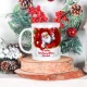 Кружка именная - дизайн Frohe Weihnachten, Ded Moroz, керамика, 330 мл