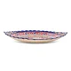 Lagan, geschnitzt, oval, KaraKalam KO1, Rishtan Keramik, 34 х 42 cm