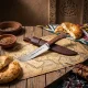 Узбекский нож Пчак, 29 см с гравировкой G019 - Meister am Feuer