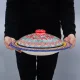 Pfannkuchenteller mit Deckel- KaraKalam TK-039, Rischtan Keramik, Ø 37 cm