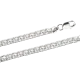Herrenarmband, Silber 925°, Länge 22 cm