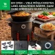 Utschak Feuerofen Ø 44 cm + Gusseisen-Kasan 16 l, Ø 46,5 cm, runder Boden + Küchenzubehör, Usbekischer Kochtopf aus Gusseisen