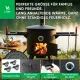 Utschak Feuerofen Ø 44 cm + Gusseisen-Kasan 16 l, Ø 46,5 cm, runder Boden + Küchenzubehör, Usbekischer Kochtopf aus Gusseisen