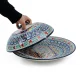 Lagan mit Deckel- KaraKalam LK-005, Rischtan Keramik, Ø 42 cm