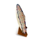 Lagan, geschnitzt, oval, KaraKalam KO3, Rishtan Keramik, 34 х 42 cm