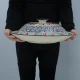 Lagan mit Deckel- KaraKalam LK-005, Rischtan Keramik, Ø 42 cm