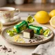 Schokokonfekt - Zitron, in kakaohaltiger Fettglasur, 300 g