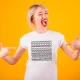 T-Shirt für Frauen - Design Nenavizhu vseh, Baumwolle