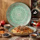 Ляган - КараКалам зелёный, Риштан керамика, Ø 42 см