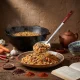 Шумовка узбекская для плова 48 см, с гравировкой - Вкус Востока на нашем столе