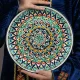Ляган - КараКалам R1-2, Риштан керамика, Ø 37 см