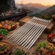 Set aus 12 Spießen, 50 cm, mit Gravur - Gastronomische Quest