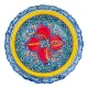 Pfannkuchenteller mit Deckel- KaraKalam TK-021, Rischtan Keramik, Ø 37 cm