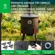 Учаг печь Ø 40 см + чугунный казан 12 л, плоское дно + кухонные принадлежности, узбекский чугунный казан для гриля и плова