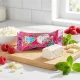 Quarkriegel in weisser Glasur, mit Himbeere, 33 korovy, 40 g