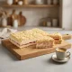 Torte - Napoleon, mit Vanillegeschmack und Preiselbeerfüllung, Lackmann, 1,2 kg
