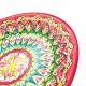Teller tief - Mehrob rot - MSV2 - Rischtan Keramik, handbemalt, Ø 19 cm