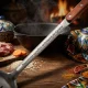 Шумовка узбекская для плова 48 см, с гравировкой - Магическая шумовка: превращает рис в золото