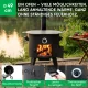 Feuerofen Utschak Ø 49 cm mit Abzugsrohr, für Kasan 22 L, Thermometer, Ofenplatte